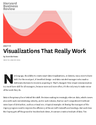 Pdf Visualizations That Really Work Prabhakar Bind