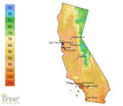 Planting Zones California Hardiness