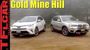 How does the toyota highlander compare to the toyota rav4? 2017 Bmw X3 Vs Toyota Rav4 Vs Gold Mine Hill Off Road Review Youtube