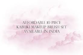 piece kabuki makeup brush set