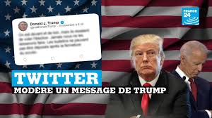 Visit rt to read stories on the 2020 united states presidential election, including the latest news and breaking updates. Election Americaine Twitter Modere Un Tweet De Donald Trump Youtube