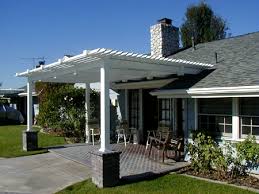 Louvered Patio Cover With Block