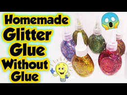 diy glitter glue how to make glitter