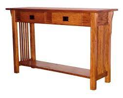 Prairie Mission Sofa Table With 2
