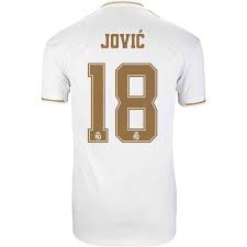 2019 20 Adidas Luka Jovic Real Madrid Home Jersey Soccerpro