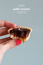 super easy mini salted caramel tarts