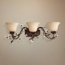 Elegante Collection 28 Wide Bronze Bathroom Light Fixture 74405 Lamps Plus