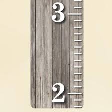 Weathered Wooden Ruler Growth Chart Wood Ruler Height Chart