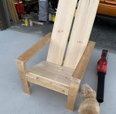modern adirondack chair super sized