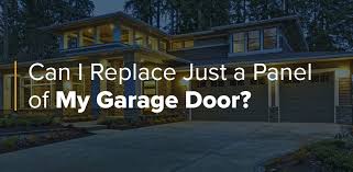 garage door bottom panel replacement