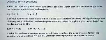 Linear Equation Sketch Each Line