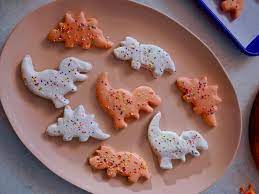 Dinosaur Iced Biscuits gambar png