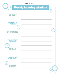 3 Helpful Printables For Scheduling Laundry And Chores