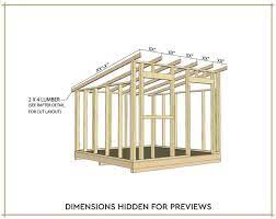 8x10 Lean To Shed Plans Lean