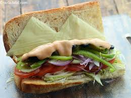 veg sub sandwich recipe veggie