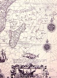 Ancient Sea Chart Details Stock Photo Image Of Historic