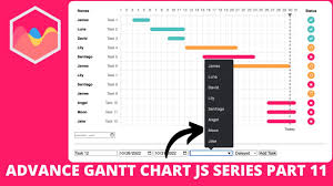 advance gantt chart js series part 11