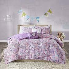 Full Queen Unicorn Cotton Comforter Set