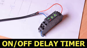 This post is about the staircase timer wiring diagram. How Timer Control Contactor On Off Delay Electreca Youtube