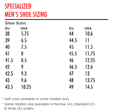 18 Interpretive Specialised Shoe Size Chart