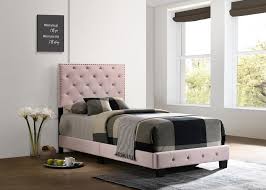 Glory Furniture Suffolk Twin Bed Pink