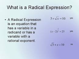 solving radical equations objective