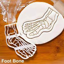 anatomical human foot cookie cutter