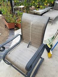 Replacing Fabric On A Sling Patio Chair