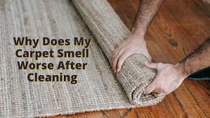 my carpet smell worse after cleaning