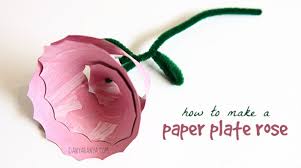 paper plate rose danya banya