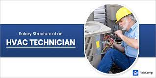 hvac technician salary by state and