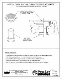 heavy duty floor drain embly for