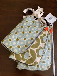orla kiely 3pack cosmetic bags new