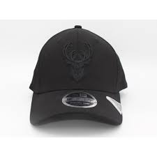 Milwaukee bucks caps & hats (just click the links for today's prices). Milwaukee Bucks Cap Black On Black New Era 9fifty Stretchsnap Size S M