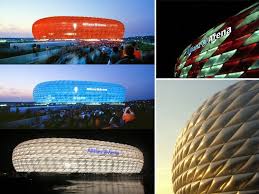 Explore this famous stadium while hearing all the important facts and details of one of the most important clubs in european football. The Only Stadium In The World That Changes Colors Allianz Arena Home Of Fc Bayern Munich Pics