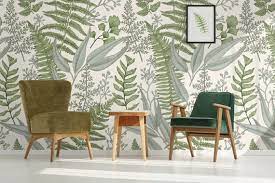 Green Ferns Wallpaper Self Adhesive