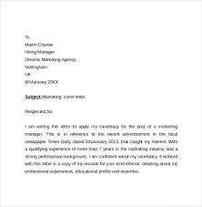 Marketing Cover Letter Examples 10 Download Free Documents In Pdf