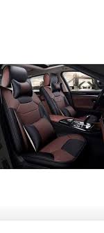 Art Leather Car Seat Cover Black For