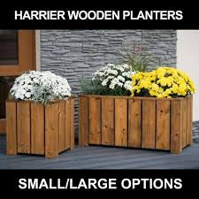 Harrier Wooden Planters Small Large