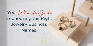 right jewelry business names