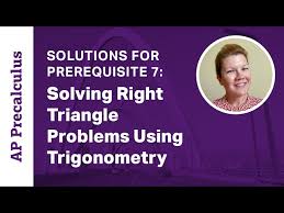 Solving Right Triangle Problems Using