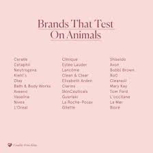 30 skincare brands that still test on