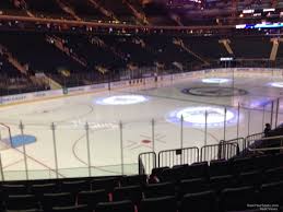 Madison Square Garden Section 104 New York Rangers