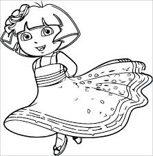 Dora Coloring Page Related Post Dora Coloring Pages Free Ccda Info