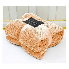 fairwayuk waffle honeycomb throw fleece
