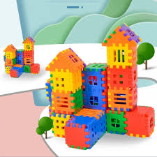 Building blocks are one of the most popular toys available, and if you've got kids you probably have. Puzzle House Building Blocks Plastic Interconnecting Toy In 2021 Building Blocks Building Toys Diy Puzzles