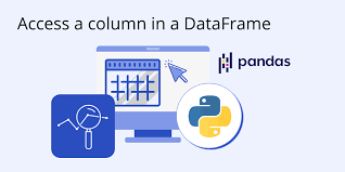 how to access a column in a dataframe