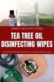 diy disinfecting tea tree wipes