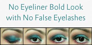 no eyeliner bold look with no false