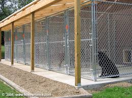 hfc dog kennel installation photos